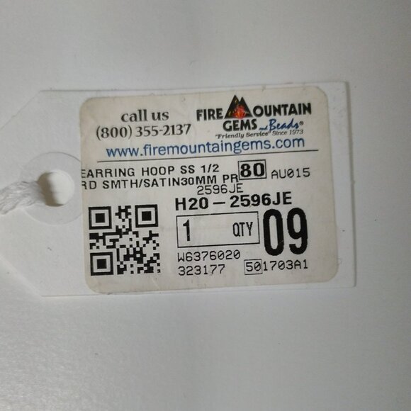 Sterling Silver hoop earrings, NWT - Picture 12 of 12